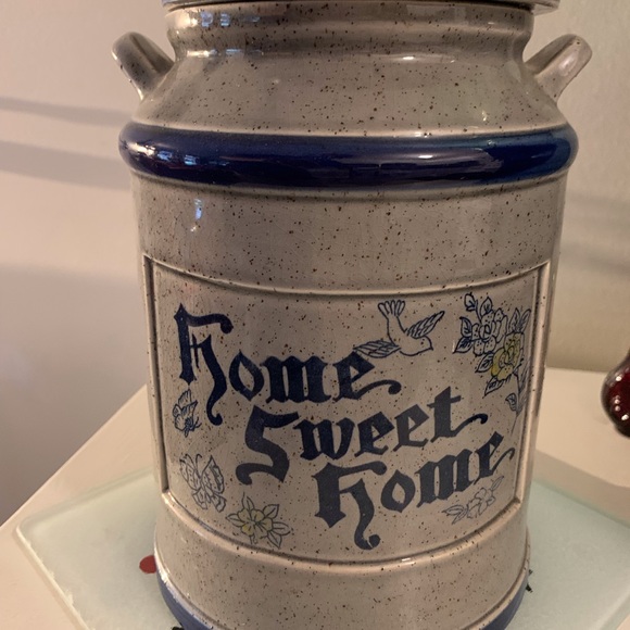 Made in Japan Vintage Home Sweet Home cookie jar~ - Picture 2 of 8